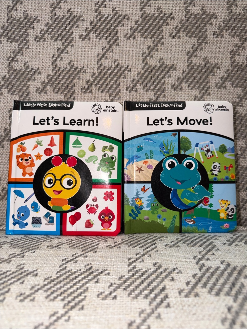 Baby Einstein Little First Look and Find Board Book Bundle - Set of 2